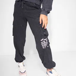 Pantaloons Junior Girls Cotton Mid-Rise Joggers-picture-35