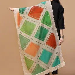 Kaizen TEXO FAB Printed Organza Dupatta image 4