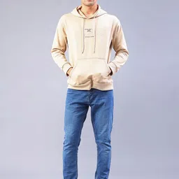 V-Mart Men Printed Hooded Sweatshirt image 4