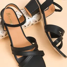 FAISHSTAR Women Backstrap Block Heels-picture-15