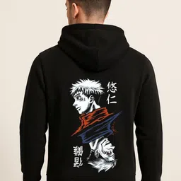 Be Crazy Men Uzumaki Naruto Printed Fleece Hooded Sweatshirt-picture-38