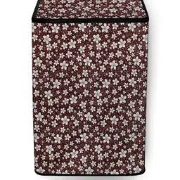 The Furnishing Tree Brown PVC Washing Machine Covers-picture-32