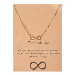 TheVineGirl Gold-Plated Single Layered Infinity Pendant Necklace image 4