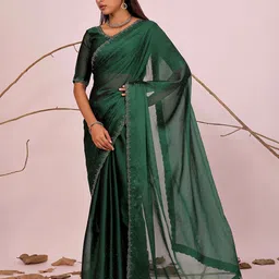 KALINI Embellished Beads and Stones Saree image 4