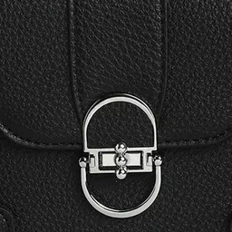 HAUTE SAUCE Textured Leather Bucket Sling Bag with Tasselled image 4