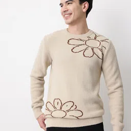 Mast & Harbour Floral Self Design Pullover image 5