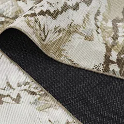 Kaleen India Green Abstract Anti-Skid Polyester Carpet image 3