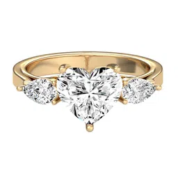 THE JEWEL HOUSE Women Pure Elegance 14K Gold Ring With Lab Grown Diamond - 3.1 g-image-66