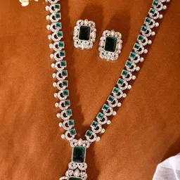 Gyaan Jewels Stones Studded Jewellery Set image 1