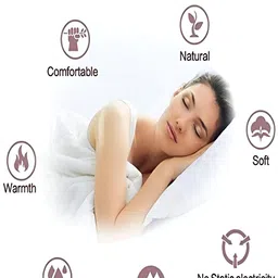 tundwal's Grey & White Floral Heavy Winter 350 GSM Single Bed Comforter image 4