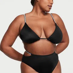 Victoria's Secret Swim Shine Strap Triangle Bikini Top image 1