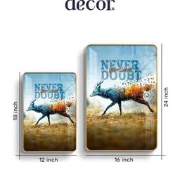 THE NEXT DECOR Multicoloured Glass Wall Paintings image 3