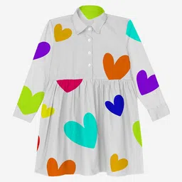 Anaario Print Organic Cotton A-Line Dress-picture-37