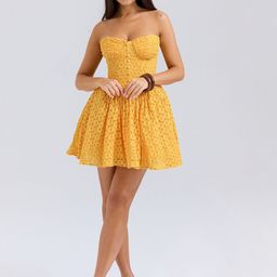 JC Mode Women Self Design Strapless Fit And Flare Dress-picture-48