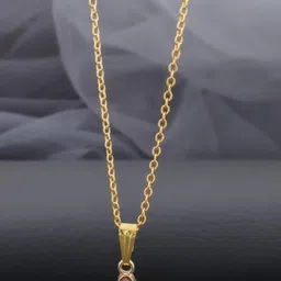 SZN Elegent Set Of 2 Gold-Plated Star Shaped Pendants With Chains image 5