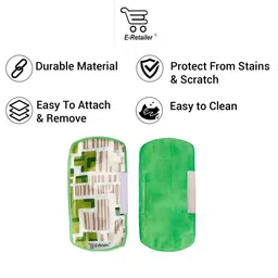 E-Retailer 3-Pcs Grey & White Printed Appliance covers image 5