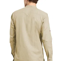 BHUVIKOO Men Beige Kurtas image 2