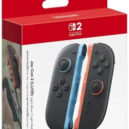 NINTENDO Switch 2 JoyCon Controller Pair Red&Blue|HD Rumble|Magnetic Snap-On Bluetooth Gamepad image 1