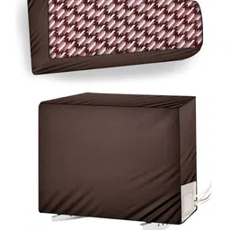 The Furnishing Tree Coffee Brown Printed Air Conditioner Cover-picture-31