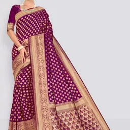 SAADHVI Woven Design Zari Pure Silk Saree-picture-19