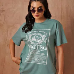 The Roadster Lifestyle Co Printed Cotton Tshirts-image-87