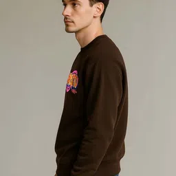 Organic Chics Men Printed Sweatshirt image 2