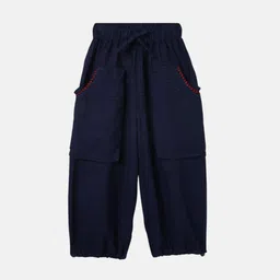 ELLE Girls Cotton Mid-Rise Textured Trousers-picture-37