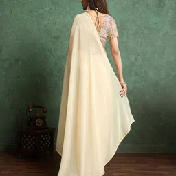 TASRIKA Saree With Embroidered blouse image 3