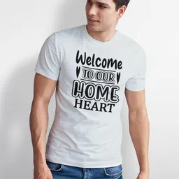Seekbuylove Men Typography Printed Bio Finish T-shirt image 2
