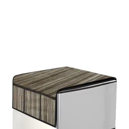 The Furnishing Tree Coffee Brown Printed Refrigerator Cover image 4