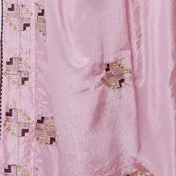 Subham Embroidered Saree With Blouse image 3