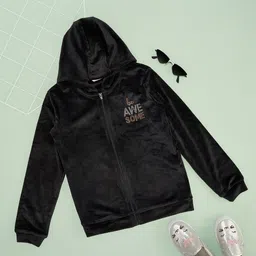 Pantaloons Junior Girls Long Sleeves Hooded Sweatshirt-picture-42