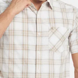 METTLE Men Multi Stripes Striped Casual Shirt image 2