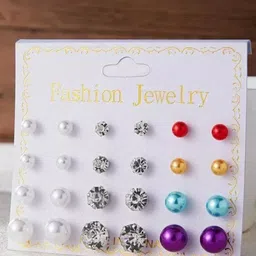 Balasundri Contemporary Studs Earrings-image-46