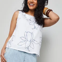 Colour Me by Melange Floral Print Top-picture-32