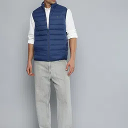 Indian Terrain Mock Collar Padded Insulator Gilet Jacket image 3