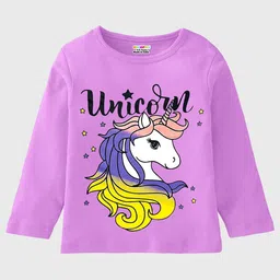 KUCHIPOO Girls 5 Printed Applique T-shirt image 2