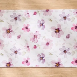 Home Centre Drake Mystic Garden Pink & White Printed ReversiblePlacemat image 4