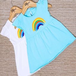 CRAZE N STITCH Girls White Dresses-picture-2