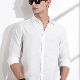 Thomas Scott Men Classic Slim Fit Opaque Casual Shirt-picture-30