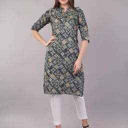 JIDI FASHION Women Geometric Printed Sequinned Kurta-picture-29