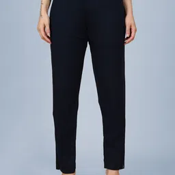indian flower Women Original Slim Fit Trousers-image-40