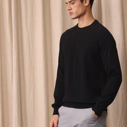 Mr Bowerbird Pure Cotton Tailored Fit Ribbed Pullover Sweaters image 5