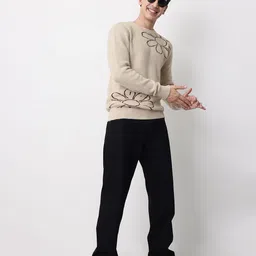 Mast & Harbour Floral Self Design Pullover image 2