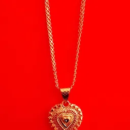 Nawab Collection Gold-Plated Brass Pendants with Chains-image-53