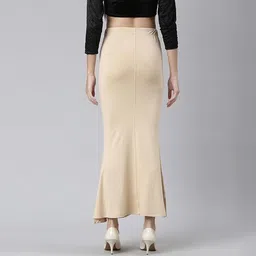 VIDHATA FASHION Skin Color Perfect Slim Fitting Curvy Body Shape Fish Cut Lycra Blend Petticoat Lycra Blend Petticoat image 2