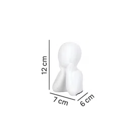 Myntra Elegant Homes White Figurine Showpiece image 5
