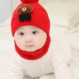 ketkar Unisex Kids Embroidered Woollen Beanie-picture-39