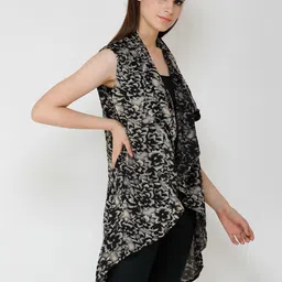 BAESD Women Printed Longline Shrug image 3