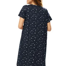 Lotik Stars Print T-shirt Nightdress image 5